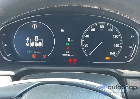 2021 Honda Accord Touring z USA, uszkodzony, nr VIN 1HGCV2F95MA029964